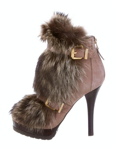 fendi booties with fur|fendi boots the real.